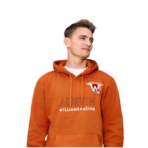 Williams Racing Rare 2023 Formula1 Racing Austin Burnt Orange Hoodie Size L